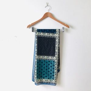 NEW Target Pattern Scarf in Blue